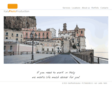 Tablet Screenshot of italyphotoproduction.com